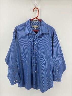 Pronto Uomo Men’s Blue Button Down Dress Shirt